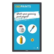 Philips 3000 series 24BDL3751T/00 javni prikazovalnik Interaktivni ploski prikazovalnik 60,5 cm (23.8) LCD Wi-Fi 250 cd/m2 Full HD Črna Zaslon na dotik Vgrajeni procesor Android