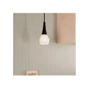 Kichler KL-DEELA-P-BK - Luster na stalku DEELA 1xE27/60W/230V precnik 17,8 cm crna