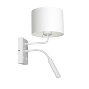 Zidna lampa ARDEN 1xE27/60W+1xG9/8W/230V bela