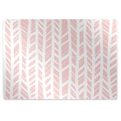 Decormat Podloga za stol Pink herringbone 140x100 cm 15 cm