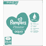 Pampers Harmonie Aqua vlažne maramice za djecu 24x48 kom