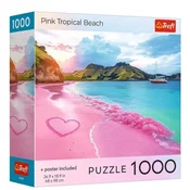 Trefl Puzzle 1000 USA Collection: Rožnata plaža