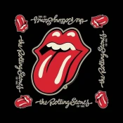 The Rolling Stones Šal Established 1962 Black