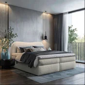 Chameo POSTELJA Z VZMETNICO 160 cm x 200 cm , tekstil bež