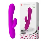 Vibrator Zeka Victor, 17cm, Ružicasti