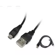 IRIS USB Micro USB transformator Crno 50cm CX-103