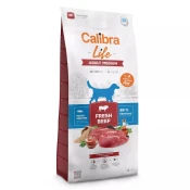 shumee CALIBRA DOG life suha hrana za pse srednje velikosti s svežo govedino 12 kg