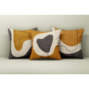 Aberto Design Set dekorativnih jastucnica Asr_plw25-33, 43x43 cm, 3 komada, Šarena