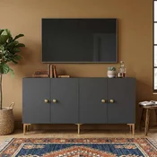 Hanah Home komoda Squarel 180, 180 cm, antracit