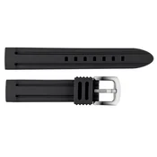 Silikonski kaiš Crna 22mm SK22.01