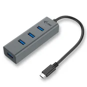 slomart i-tec USB-C Metal 4-portni HUB USB 3.0