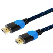 savio PS4 SAVIO GCL-02 HDMI kabel | HDMI M - HDMI M | 1,8 m | črna in modra, (21381699)