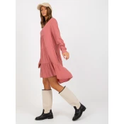 Dress-D73761M30361A-dark pink
