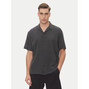Jack & Jones Srajca Luke 12277185 Črna Relaxed Fit