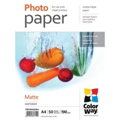 Fotopapier - A4/190g - matný, 50 ks v balení
