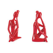 DIKER HOME Elegantna figura devojke, Crvena