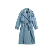 Desigual Prehoden plašč moder denim