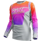 Ljubicasti motokros dres Shot Devo Montana