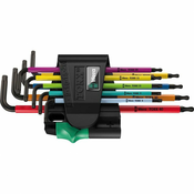 Wera Notranji TORX, TORX BO kotni izvijač 9-delni set Wera 967 SPKL/9 Multicolour
