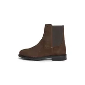 Tommy Hilfiger Gležnjarji Chelsea Enamel Flag Suede Ankle Chelsea FW0FW09575 Rjava