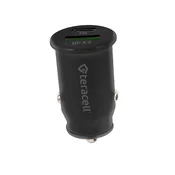 TERACELL Auto punjac Evolution Tc-10 Pd 20W, USB Qc3.0, 15W sa Lightning kablom, Crni