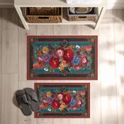Lessentiel Maison Set prostirki za kupatilo Asr08, 2 dela, Plava