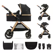 Kinderkraft Voziček 2v1 Esme pure black