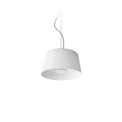 Linea Light LED viseča svetilka Delfi_P, bela, O 45 cm, kovina - Dnevna soba/jedilnica - Sodobni - Aluminij