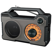 Radio Diva - Retro Box BT 7500, sivo/crni