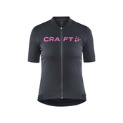 Craft ESSENCE JERSEY W, ženska majica za biciklizam, crna 1907133