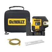 Dewalt USB križni in pettočkovni laserski zeleni DCLE14251GB