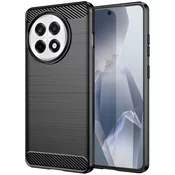 TPU gel ovitek Brushed Carbon za OnePlus 13R - črn