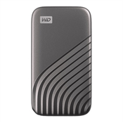 Western Digital - Vanjski prijenosni disk WD My Passport SSD USB-C, 1 TB, sivi