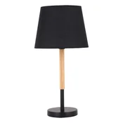 Stona lampa crna+drvo