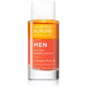 Annemarie Börlind Men System Energy Boost vlažilno olje za obraz in brado 30 ml