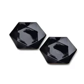 Mondex Ralph Black Set 2 Desertnih Krožnikov 24,5 Cm X 21 Cm X H2 Cm, (21567715)