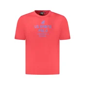 US GRAND POLO MEN'S SHORT SLEEVE T-SHIRT RED