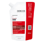 Vichy Dercos Energy+, Stimulativni šampon proti izpadanju las- refil, 500 ml