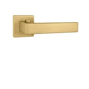 Vratno okovje MP - TI - SQUARE - HR 4275Q 7S z zaklepanjem, 38-45 mm (OLM - Gold mat), ročaj/zaklepni ročaj levo, Brez spodnje rozete, poslanka Zlata