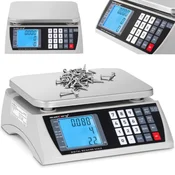 Steinberg Komercialna tehtnica za trgovine z lcd zaslonom 22,3 x 17,4 cm 30 kg / 1 g