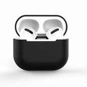 slomart Ohišje za AirPods 2/AirPods 1 silikonsko mehko ohišje za slušalke črno (ovitek C)