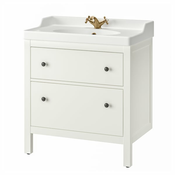HEMNES / RUTSJÖN Post.umiv. s fiokama/umiv/slavinom, bela, 82x49x95 cm