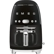 Smeg DCF02BLEU aparat za filter kavo s funkcijo ohranjanja toplote, 10 skodelic, črn