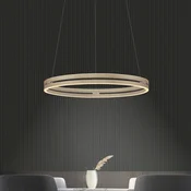 LED-visoka svetilka PURE E-Loop v bronasti barvi, premer 70 cm, aluminij, CCT - Dnevna soba/jedilnica - Sodobni - bronasta - Kovina