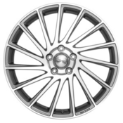 Aluminijski naplatak Brock B39 7x17 5/100 ET46 V6 Ferric Grey Vool Poliert - EAN kod 4250996323126