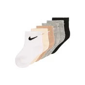 Nike Sportswear Nogavice SWOOSH bež / siva / črna / bela