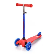 MTR Trikolesni skiro MTR MINI SCOOTER z osvetljenimi kolesi, modro - rdeč H-059-CV