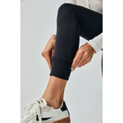 Trendyol Black Polar Fleece High Waist Slimming Knitted Leggings