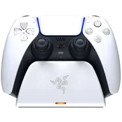 Razer polnilec za igralni plošček Razer Quick Charging Stand za PlayStation 5, bel