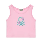 United Colors Of Benetton Top 3I1XCH01Z Roza Relaxed Fit